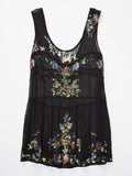 Bohemian Sequin Perspective Backless Dress