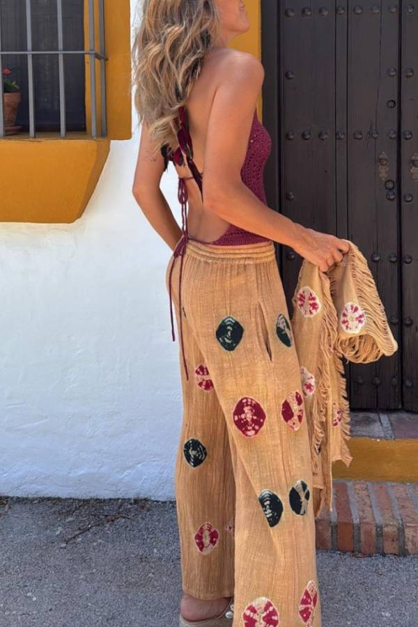 SORACO camel pants